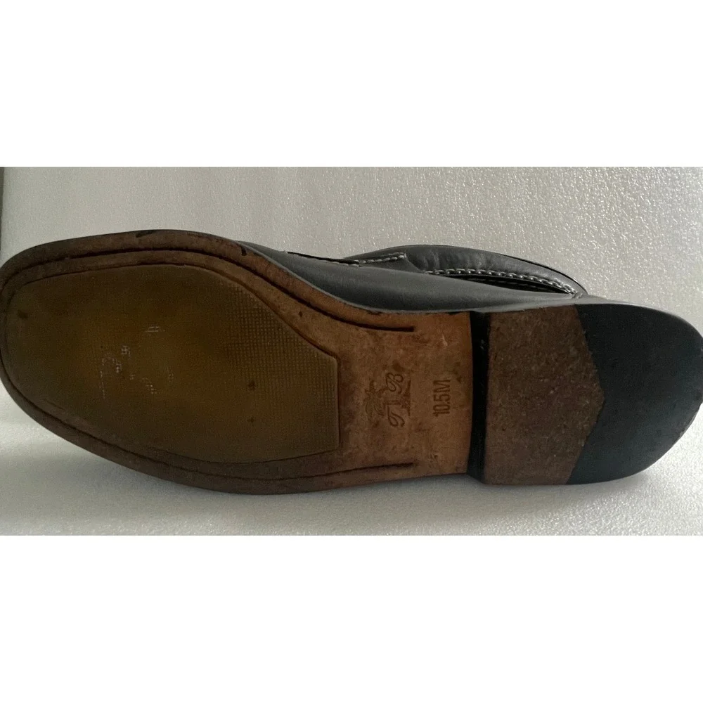 Tommy Bahama TB-255 Mens Black Leather Penny‎ Loafers Size 10.5 M